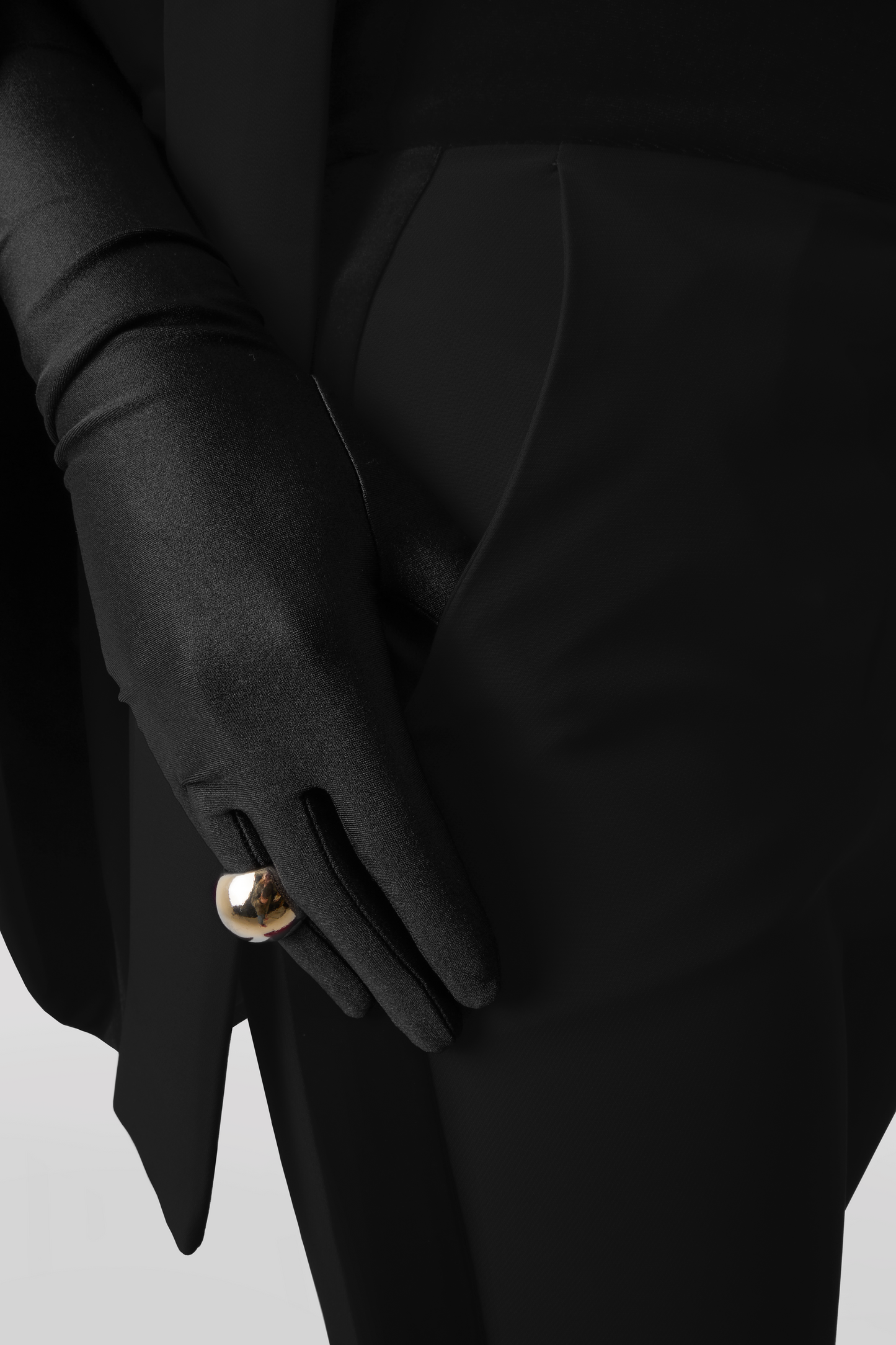 Modern vegan womenswear piece with clean design