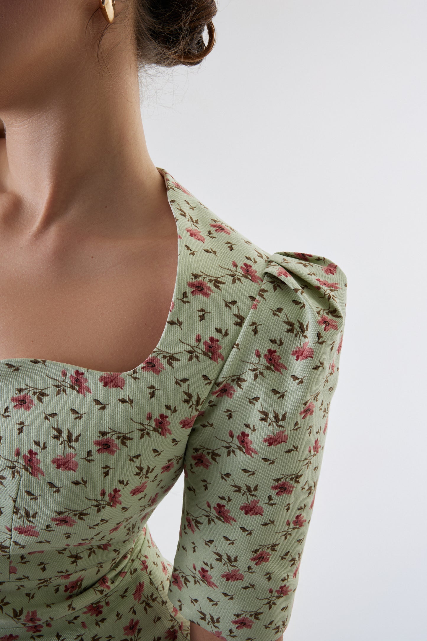 Modern vegan womenswear piece with clean design