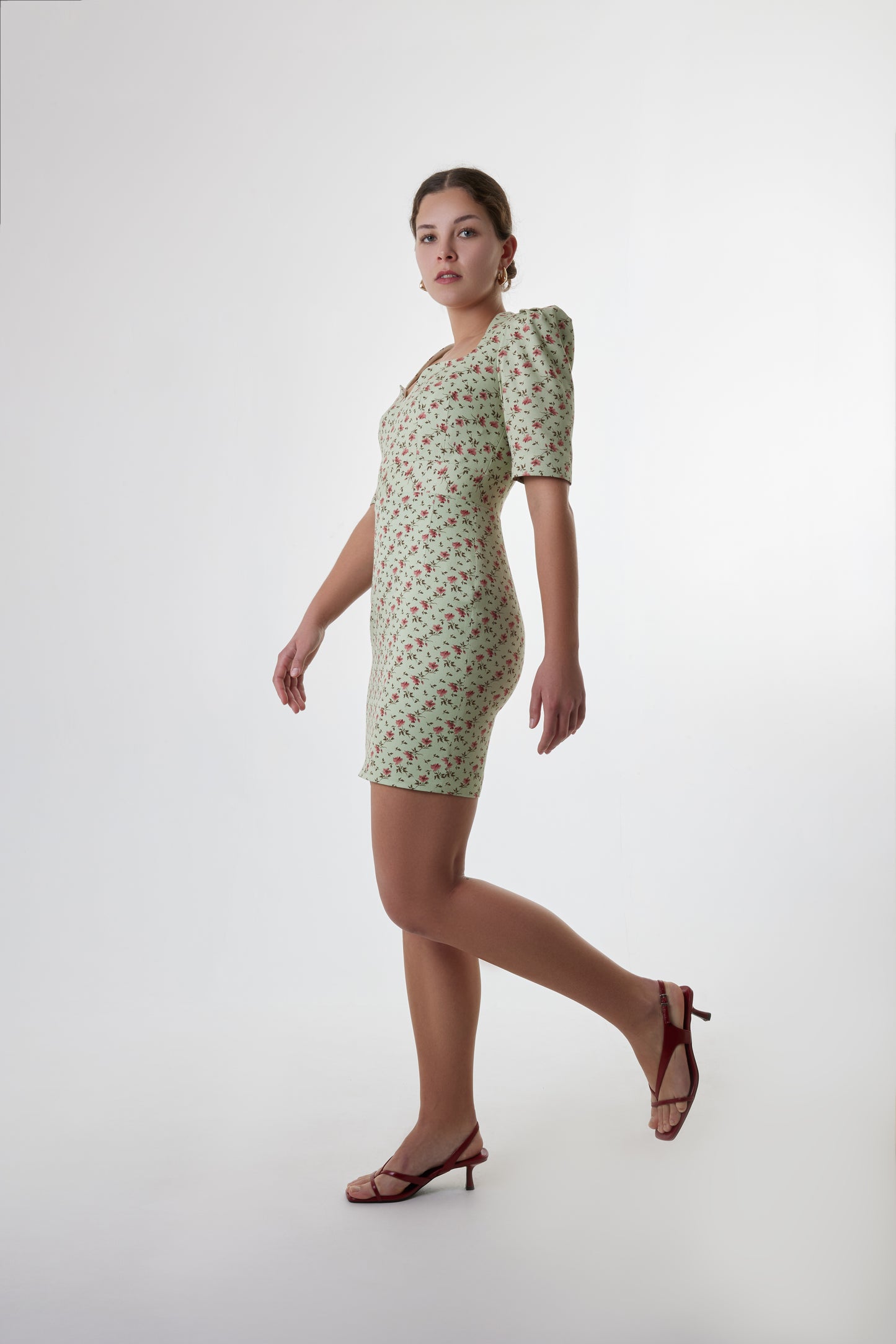Modern vegan womenswear piece with clean design