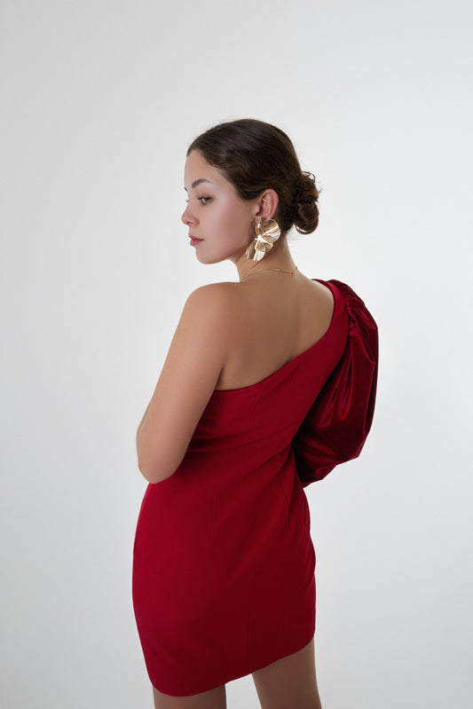 Modern vegan womenswear piece with clean design