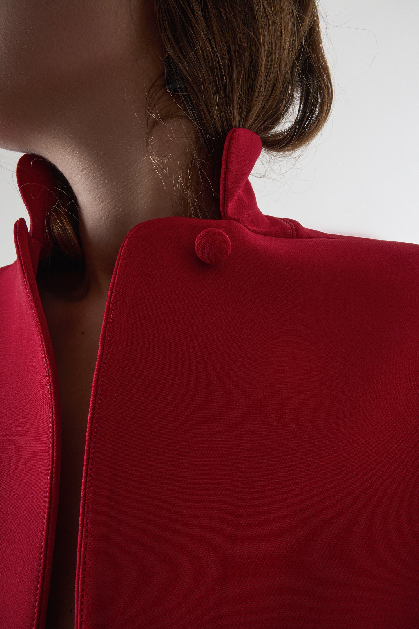 Modern vegan womenswear piece with clean design
